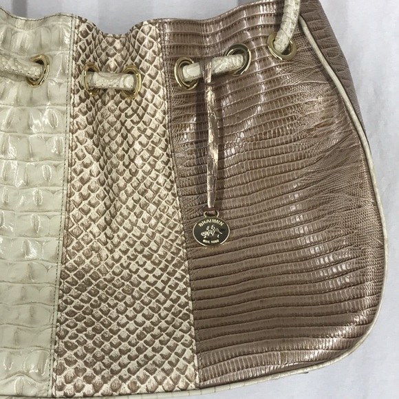 *NWOT* Brahmin shoulder bag Amy Latte Buena Vista 🤩 GREAT MOTHER’S DAY GIFT 🤩 - Picture 11 of 16